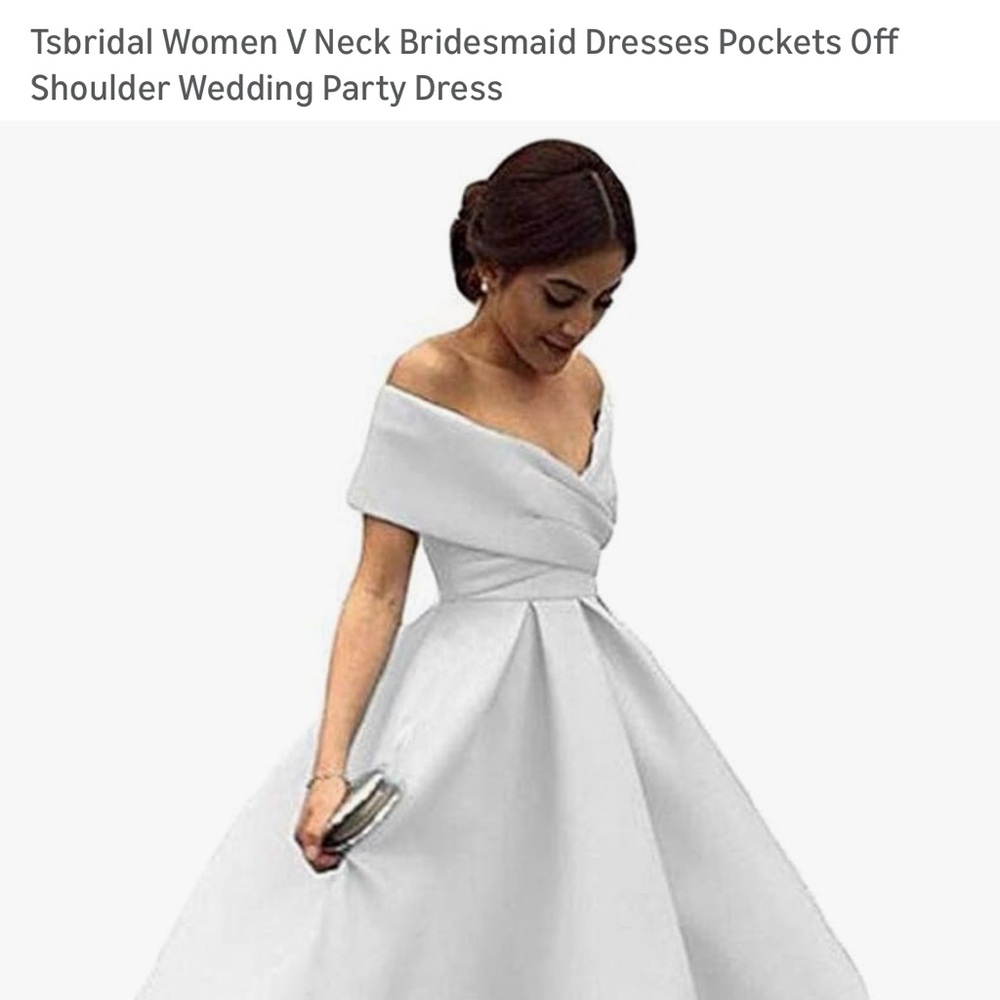 Elegant Off-Shoulder White Dress